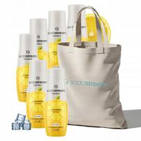 Gazuoto gėrimo sirupas SodaStream Lemonade Zero be cukraus, 6 x 440 ml + nemokamas maišelis