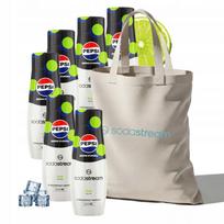 Gazuoto vandens sirupas SodaStream PEPSI LIME Zero, 6 x 440 ml, su maišeliu