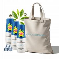 Gazuoto vandens sirupų rinkinys SodaStream Lipton Lemon Ice Tea, 3 x 440 ml + maišelis dovanų