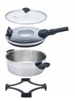 Elektrinė kepimo puodynė REMOSKA Dua Glass D52F/10, 580 W, 4 l