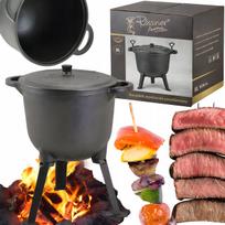 Ketaus puodas ROSSNER HUNTING, 8 l, emaliuotas