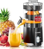 Citrusinių vaisių sulčiaspaudė FOHERE, 100 W, juoda, tylus variklis