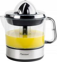 Elektrinis citrusinių vaisių sulčiaspaudė 40 W, 0,7 l, nerūdijantis plienas, juoda/sidabrinė