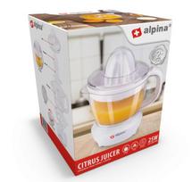 Citrusinių vaisių sulčiaspaudė ALPINA, 700 ml, 25 W, balta