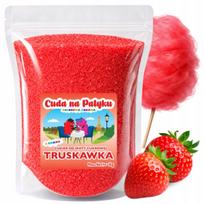 Cukraus vata braškių skonio, 1 kg, natūrali