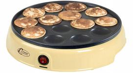 Blynų keptuvė Bestron Poffertjes, 800 W, geltona/auksinė