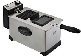 Karštų orų gruzdintuvė Vivax DF2003SS, 2000 W, 2,5 l, nuimamas krepšelis