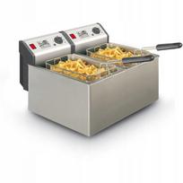 Dviejų skyrių gruzdintuvė FRITEL PROFI 4905, 2 x 8 l, 2 x 3300 W