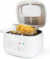 Elektrinė karšto oro gruzdintuvė, 2,5 l, 1800 W, su kvapų filtru ir temperatūros reguliavimu