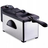 Gilioji keptuvė Voltz OV51980P, 2000 W, 3 l, nerūdijantis plienas, juoda/inox