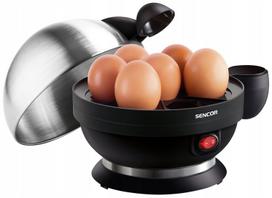 Kiaušinių virimo aparatas SENCOR SEG 720BS, 7 kiaušiniams, su laikmačiu, plieninė talpa
