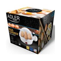 Kiaušinių virimo aparatas ADLER AD 4459, baltas, 7 kiaušiniams, 450 W