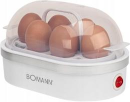 Kiaušinių virimo aparatas, 1 l, 6 kiaušiniams, baltas, 400 W, automatinis išsijungimas