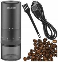 Belaidė kavos malūnėlė SENCOR SCG 4000BK, USB-C, 38 malimo lygių