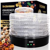 Maisto džiovyklė vaisiams, daržovėms, grybams, žolelėms, 350W, 5 padėklai