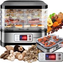 Maisto džiovyklė, 500 W, 5 padėklai, vaisiams, daržovėms, grybams ir žolelėms