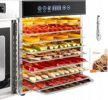 Maisto džiovyklė 500 W, 10 aukštų, grybams, daržovėms, vaisiams