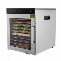 Maisto džiovyklė, 10 padėklų, 800W, su LED