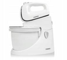 Rankinis mikseris su dubeniu RAVEN EMM001X, 450 W, baltas