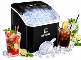 Ledo kubelių gaminimo aparatas ICE CUBE MACHINE, 12 kg/24 h, 1,5 l, 120 W, tylus, namams