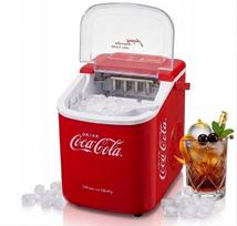 Ledo kubelių gaminimo aparatas Salco CocaCola, dvi kubelių dydžių parinktys, 10 kg per dieną, raudonas