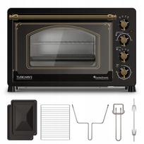 Retro elektrinė orkaitė 45 l, 2000 W, su vėrinčiu, termoporiumi ir dvigubu stiklu