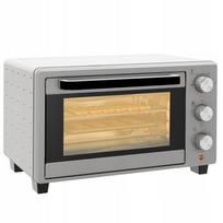 Kompaktiška orkaitė 21 l, 3 kepimo režimai, 100–230 °C, su grotelėmis ir skarda