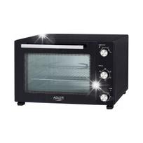 Mini elektrinė orkaitė Adler AD 6026, 48 l, su konvekcija ir iešmu, juoda
