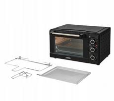 Mini orkaitė RAVEN EPI004X, 1650 W, 20 l, su grotelių laikikliu, juoda