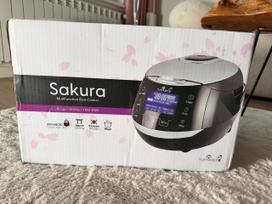 Ryžių viryklė Yum Asia Sakura 1,5 l, keraminis daugiafunkcis, 1020 W, Fuzzy Logic