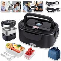 Elektrinis maisto termosas Lunch Box, 12V/24V/220V, automobiliui ir biurui