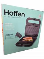 Skrudintuvas HOFFEN 3in1 su keičiamomis plokštelėmis, grilis, 850 W