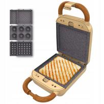 Skrudintuvas Cecotec Rock'nToast Retro 3in1, geltonas, 700 W