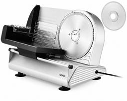 Metalinė elektrinė pjaustyklė duonai, mėsai ir sūriui KERCH FORTE, 150 W, su peiliu