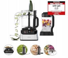 Virtuvinis kombainas KENWOOD Multipro 2in1, 1000 W, sidabrinis, su priedais