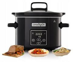 Lėtaeigė elektrinė puodynė CROCK-POT CSC061X, 2,4 l, juoda, 210 W, keraminis indas