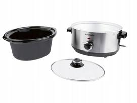 Lėto virimo puodas SilverCrest SSC 200 D1, 3,5 l, sidabrinis, 200 W