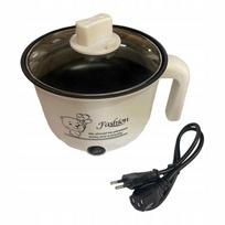 Elektrinis puodas, nelimpantis, 1,8 l, 2 režimų, baltas