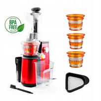 Lėtaeigė sulčiaspaudė Kitchencook ULTIMATE RED su 3 filtrais