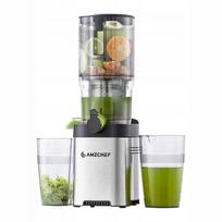 Lėtaeigė sulčiaspaudė Amzchef CE-ZM1902B-SV, 180 W, vertikali