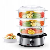 Garų puodas Aigostar, 800 W, 9 l, 3 aukštai, su laikmačiu