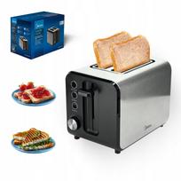 Skrudintuvas MIDEA, 800 W, metalinis, 2 riekėms, su skrudinimo reguliavimu ir trupinių padėklu