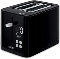 Skrudintuvas KRUPS Smart'n Light, 2 riekėms, juodas, 850 W, LED ekranas