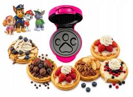 Vaflių keptuvė Paw Patrol, rožinė, su šuniuko raštu