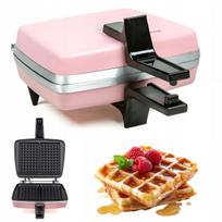 Vaflinė DEZAL Professional, 1300W, smulkus tinklelis, rožinė