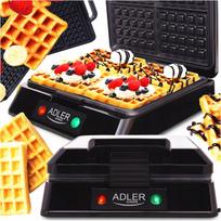Vaflinė Adler AD 3036, 4 dideli vafliai, 1500 W