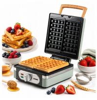 Vaflinė DOMO DO9273W, 1400W, 2 dideli vafliai, reguliuojama temperatūra