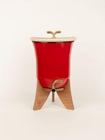 Keraminis vandens filtras Volkao Le Magma, raudonas