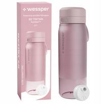 Vandens butelis su filtru Wessper B2 Actitex, 0,7 l, rožinis