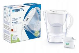 Vandens filtravimo ąsotis BRITA Marella, baltas, su MAXTRA PRO Pure Performance filtru
